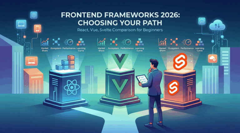 react-vs-vue-vs-svelte-2026-cover