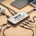 AI 모델과 외부 도구를 MCP 프로토콜로 연결하는 개념도